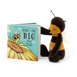 Jellycat Albee And The Big Seed Book and Bashful Bee Medium< All Soft Toys|View All