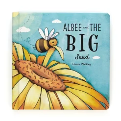 Jellycat Albee And The Big Seed Book and Bashful Bee Medium< All Soft Toys|View All
