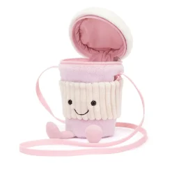 Jellycat Amuseables Coffee-To-Go Pink Bag< Best Sellers|All Soft Toys