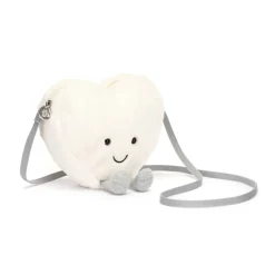 Jellycat Amuseables Cream Heart Bag< Best Sellers|View All