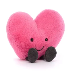 Jellycat Amuseables Hot Pink Heart< All Soft Toys|View All