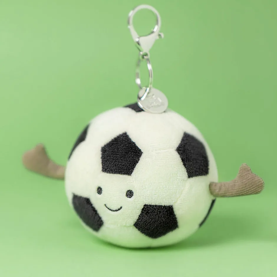 Jellycat Amuseables Sports Football Bag Charm< Best Sellers|Spring & Summer