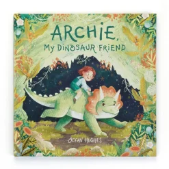 Jellycat Archie, My Dinosaur Friend Book< Back In Stock|View All