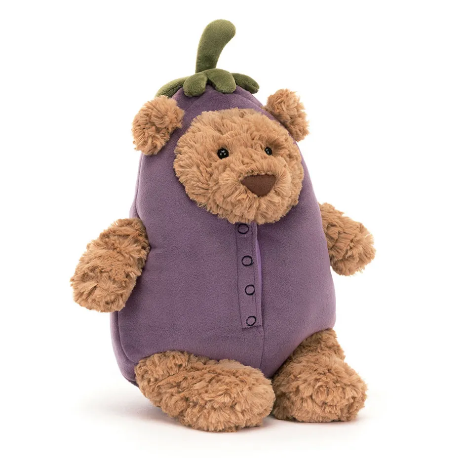 Jellycat Bartholomew Bear Aubergine< Best Sellers|All Soft Toys