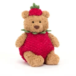 Jellycat Bartholomew Bear Strawberry< Best Sellers|All Soft Toys