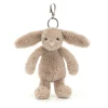 Jellycat Bashful Beige Bunny Bag Charm< Bashful Bunnies|All Bashfuls