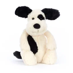 Jellycat Bashful Black & Cream Puppy< All Soft Toys|All Bashfuls