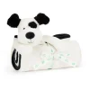 Jellycat Bashful Black & Cream Puppy Blankie< Back In Stock|All Bashfuls