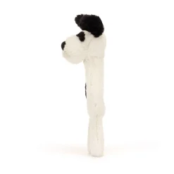 Jellycat Bashful Black & Cream Puppy Ring Rattle< All Bashfuls|View All