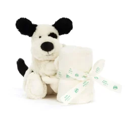 Jellycat Bashful Black & Cream Puppy Soother< All Bashfuls|View All