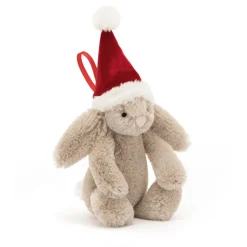 Jellycat Bashful Christmas Bunny Decoration< All Soft Toys|Bashful Bunnies
