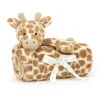 Jellycat Bashful Giraffe Blankie< All Bashfuls|View All