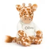 Jellycat Bashful Giraffe with Personalised Cream Jumper< All Soft Toys|All Bashfuls