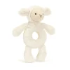 Jellycat Bashful Lamb Ring Rattle< All Bashfuls|View All