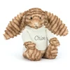 Jellycat Bashful Luxe Bunny Juniper with Personalised Cream Jumper< All Soft Toys|View All