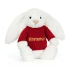 Jellycat Bashful Luxe Bunny Luna with Personalised Red Jumper< All Soft Toys|Bashful Bunnies