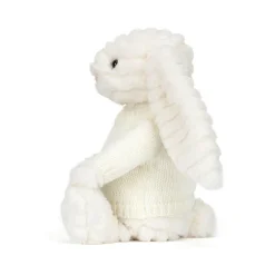 Jellycat Bashful Luxe Bunny Nimbus with Personalised Cream Jumper< All Soft Toys|View All
