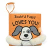Jellycat Bashful Puppy Loves You Book< Back In Stock|View All