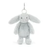 Jellycat Bashful Silver Bunny Bag Charm< Bashful Bunnies|All Bashfuls