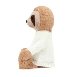 Jellycat Bashful Sloth with Personalised Cream Jumper< All Soft Toys|All Bashfuls