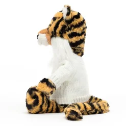 Jellycat Bashful Tiger with Personalised Cream Jumper< All Soft Toys|All Bashfuls