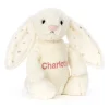 Jellycat Bashful Twinkle Bunny with Personalised Cream Jumper< All Soft Toys|Bashful Bunnies