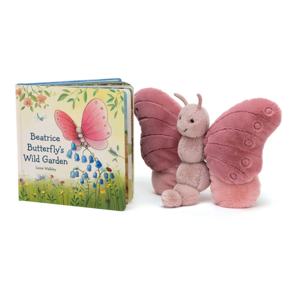 Jellycat Beatrice Butterfly's Wild Garden Book and Beatrice Butterfly< All Soft Toys|Spring & Summer