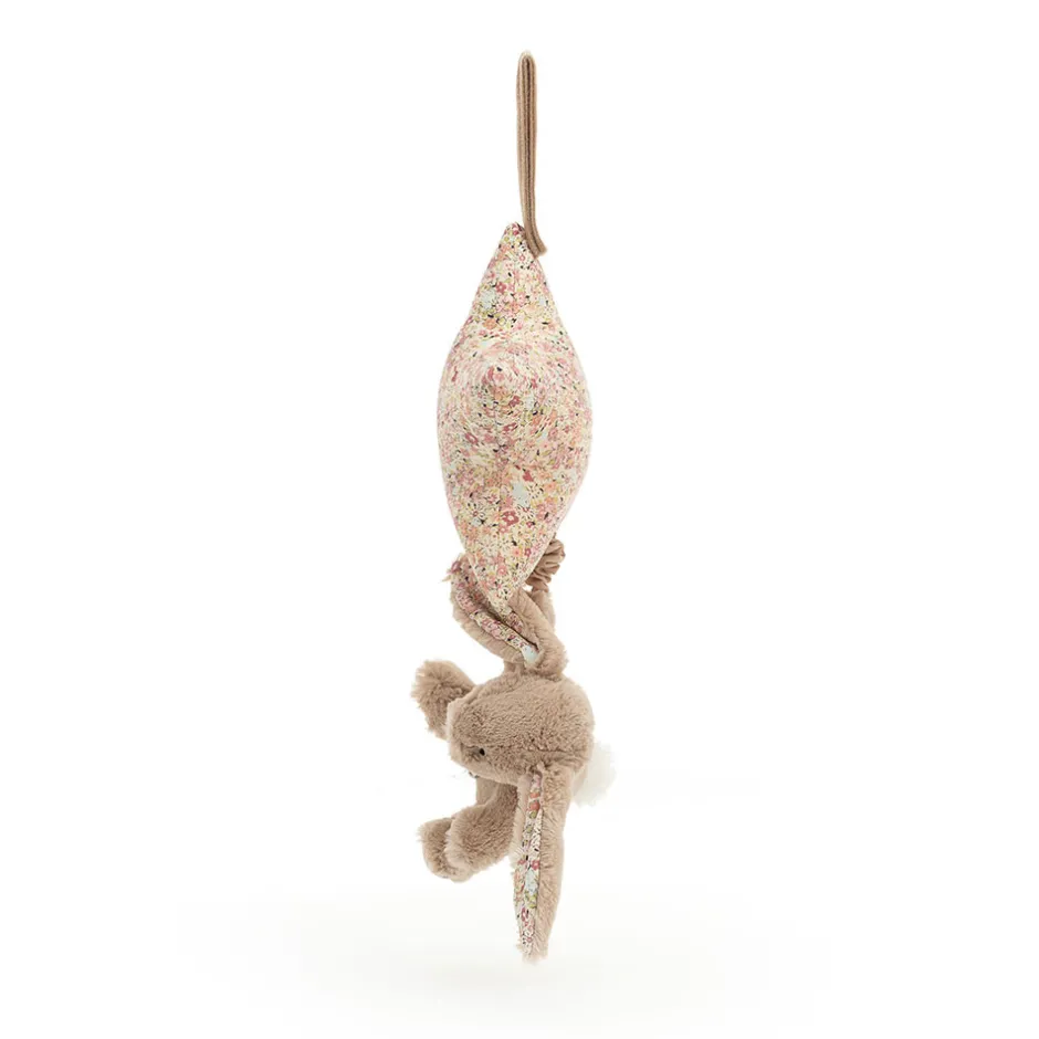 Jellycat Blossom Bea Beige Bunny Musical Pull< Bashful Bunnies|All Bashfuls