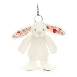 Jellycat Blossom Cream Bunny 'Berry' Bag Charm< Bashful Bunnies|All Bashfuls