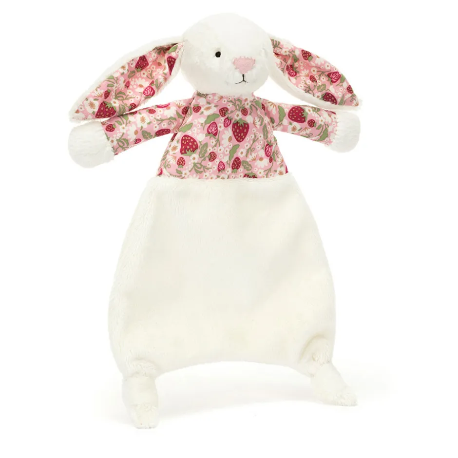 Jellycat Blossom Cream Bunny 'Berry' Comforter< Bashful Bunnies|All Bashfuls
