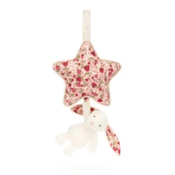 Jellycat Blossom Cream Bunny 'Berry' Musical Pull< Coming Soon|Bashful Bunnies