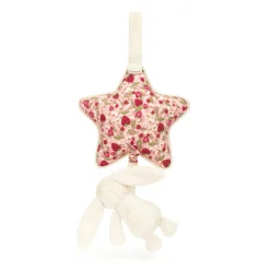 Jellycat Blossom Cream Bunny 'Berry' Musical Pull< Coming Soon|Bashful Bunnies