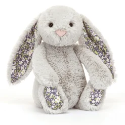 Jellycat Blossom Silver Bunny 'Bloom'< All Soft Toys|Bashful Bunnies