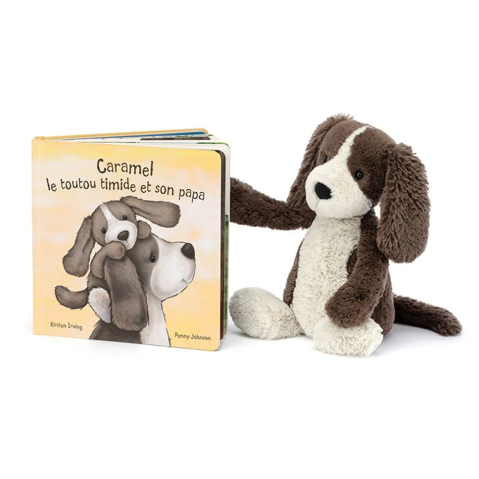 Jellycat Caramel Le Toutou Timide Et Son Papa & Bashful Fudge Puppy Medium< All Soft Toys|View All