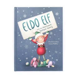 Jellycat Eldo Elf and the Patchwork Bashful Bunny Book and Eldo Elf< All Soft Toys|View All