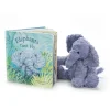 Jellycat Elephants Can't Fly Book and Fuddlewuddle Elephant Medium< All Soft Toys|View All