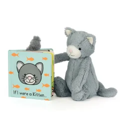 Jellycat If I Were a Kitten Board Book and Bashful Kitten Original< All Soft Toys|View All