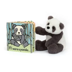 Jellycat If I Were A Panda Book and Harry Panda Cub Small< All Soft Toys|View All