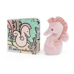 Jellycat If I Were A Seahorse Book and Sienna Seahorse Medium< All Soft Toys|Spring & Summer