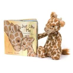 Jellycat Just Like Me Book and Bashful Giraffe Medium< All Soft Toys|View All