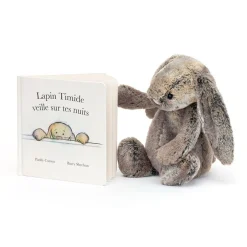 Jellycat Lapin Timide Veille Sur Tes Nuits and Bashful Cottontail Bunny Medium< All Soft Toys|View All