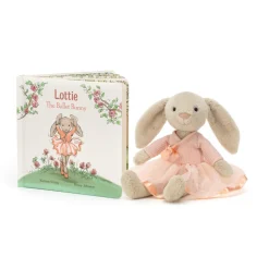 Jellycat Lottie The Ballet Bunny Book and Lottie Bunny Ballet< All Soft Toys|View All