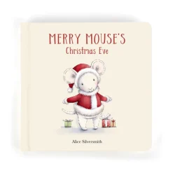 Jellycat Merry Mouse's Christmas Eve Book and Merry Mouse< All Soft Toys|View All