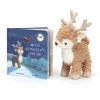 Jellycat Mitzi Reindeer's Dream Book and Mitzi Reindeer Medium< All Soft Toys|View All