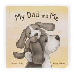 Jellycat My Dad and Me Book and Bashful Fudge Puppy Medium< All Soft Toys|View All