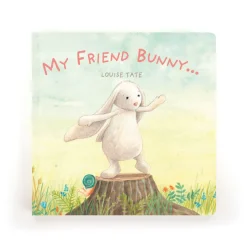 Jellycat My Friend Bunny Book and Bashful Beige Bunny Medium< All Soft Toys|View All