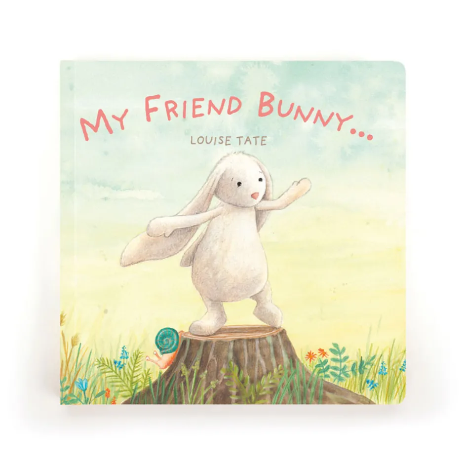 Jellycat My Friend Bunny Book and Bashful Beige Bunny Medium< All Soft Toys|View All
