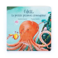 Jellycat Odell, La Petite Pieuvre Courageuse Livre< All Baby|View All