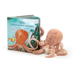 Jellycat Odell La Petite Pieuvre Courageuse and Odell Octopus Little< All Soft Toys|View All