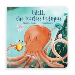 Jellycat Odell, The Fearless Octopus Book< All Baby|View All